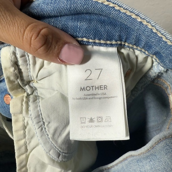 Mother The Stunner Ankle Fray Jeans Size 27 - Picture 7 of 8